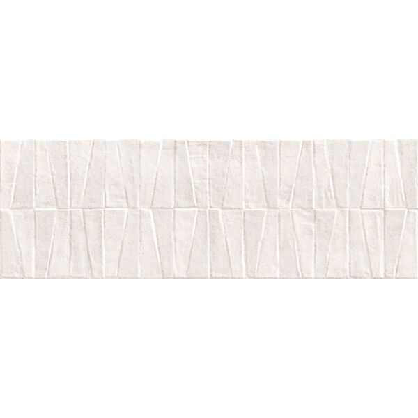 Marazzi Cementum Wall Struttura 3D Contact ASH MM3Z 40x120 - białe kafelki 3d