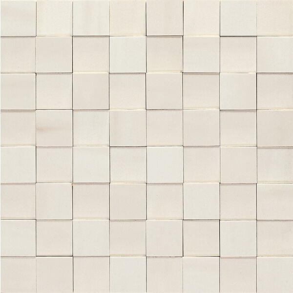 Marazzi Allmarble Lasa Mosaico 3D Mmpt 30x30 - błyszcząca mozaika do salonu marmuropodobna