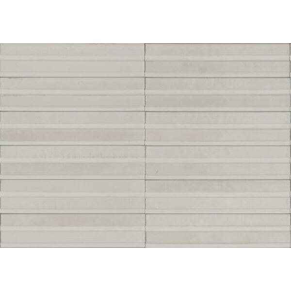 zdjęcie marazzi lume rake white struttura 3d lux mp9e gres 6x24 