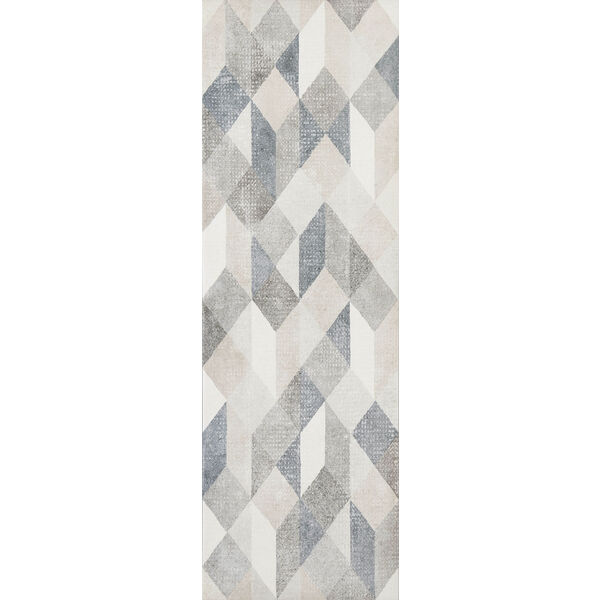 marazzi chalk grey origami m02s dekor 25x76 płytki prostokątne włoskie matowe geometryczne