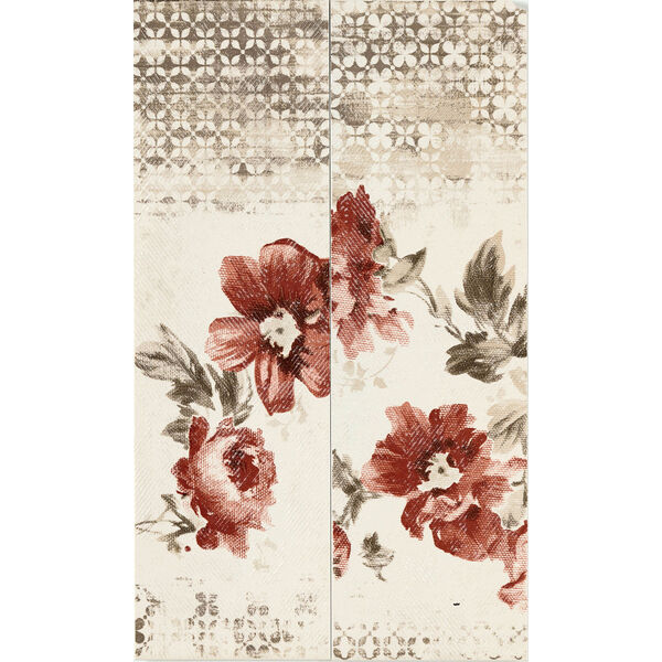 marazzi chroma flower ivory m07l listwa 11.5x38 