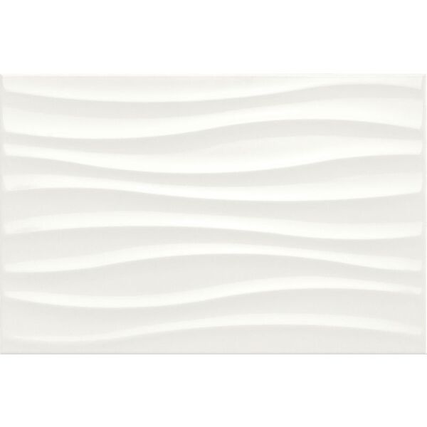 marazzi chroma white tide strutture m00q płytka ścienna 25x38 płytki marazzi glazura do łazienki białe błyszczące