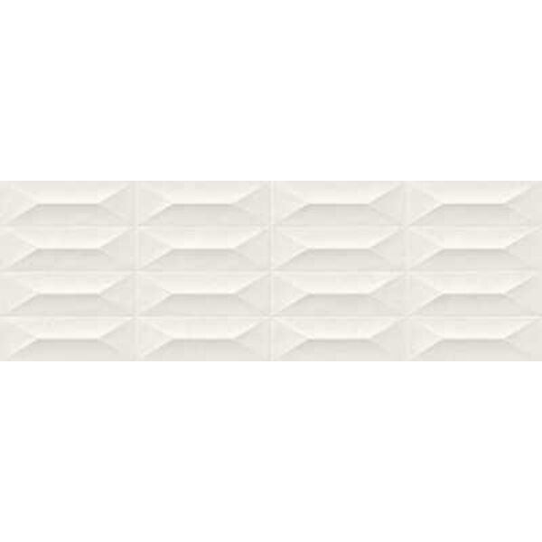 marazzi colorplay white struttura cabochon 3d m4kt płytka ścienna 30x90 