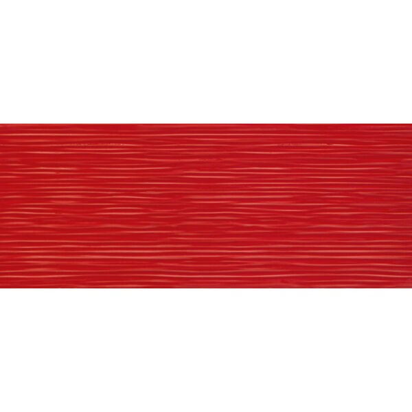 Marazzi Cloud Struttura 3D Breeze Ruby MQF6 20x50 - czerwona płytka ceramiczna z efektem 3d