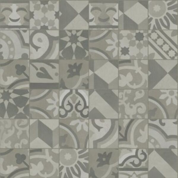 marazzi d_segni blend grigio mix m61m dekor 10x10 płytki gres kwadratowe matowe patchwork o grubości 10 mm