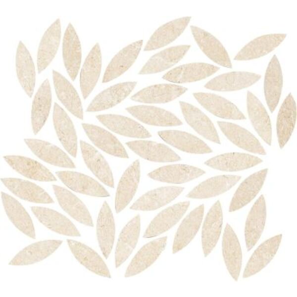 zdjęcie marazzi mystone limestone ivory foglie m8lr mozaika 34.2x38 
