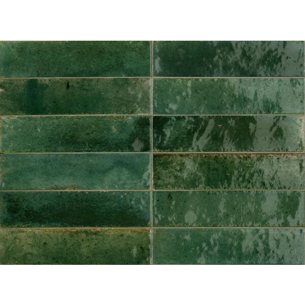 marazzi lume green m6rq gres 6x24 płytki marazzi prostokątne na podłogę błyszczące o grubości od 8 do 10 mm