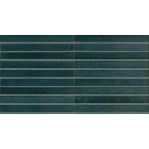 marazzi lume rake blue struttura 3d lux mp9h gres 6x24 płytki włoskie na ścianę błyszczące strukturalne