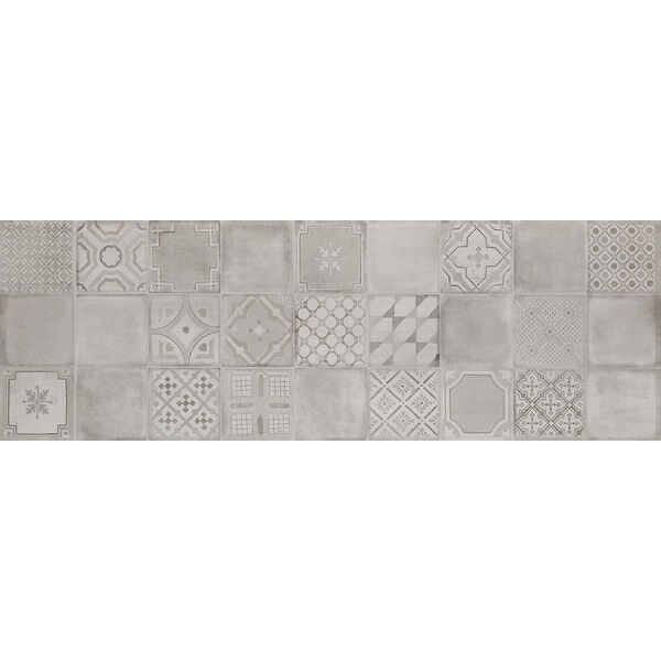 marazzi materika grigio digitale mmjy dekor 40x120 płytki prostokątne włoskie do salonu rektyfikowane patchwork