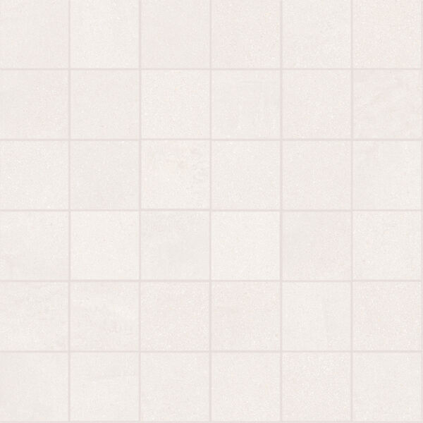 Marazzi Cementum ASH Mosaico 5x5 MA91 30x30 - matowa mozaika betonopodobna do salonu i przedpokoju