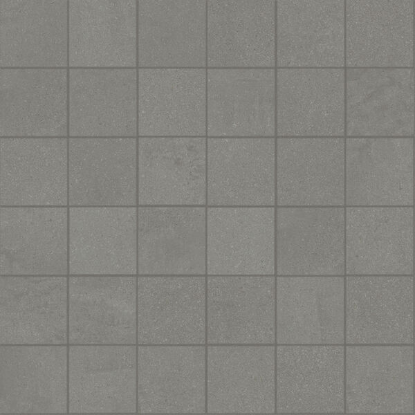 Marazzi Cementum Lead Mosaico 5x5 MA97 30x30 - matowa mozaika imitująca beton do łazienki i kuchni