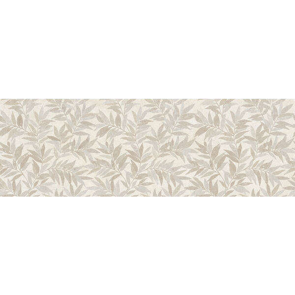Marazzi Limestone Wall Decoro Agrifoglio Ivory Touch Mfcp 40x120 - matowa płytka dekoracyjna do salonu