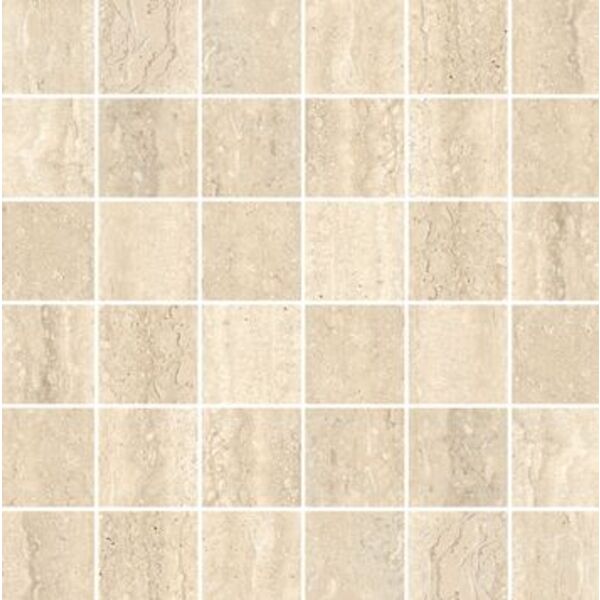Marazzi Mystone Travertino Classico M9NY mozaika 30x30 - mozaika gresowa imitująca trawertyn