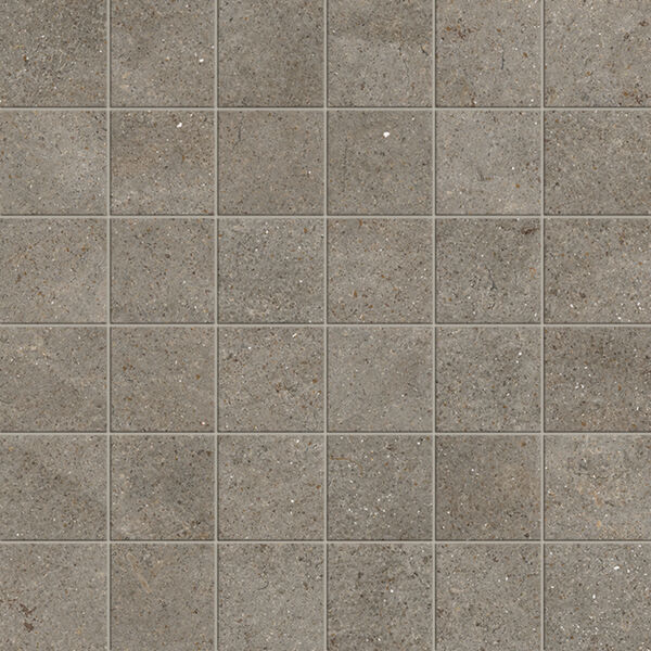 Marazzi Terratech Salvia Mosaico Tessere 5x5 M8Y5 30x30 - mozaika imitująca beton do salonu i przedpokoju
