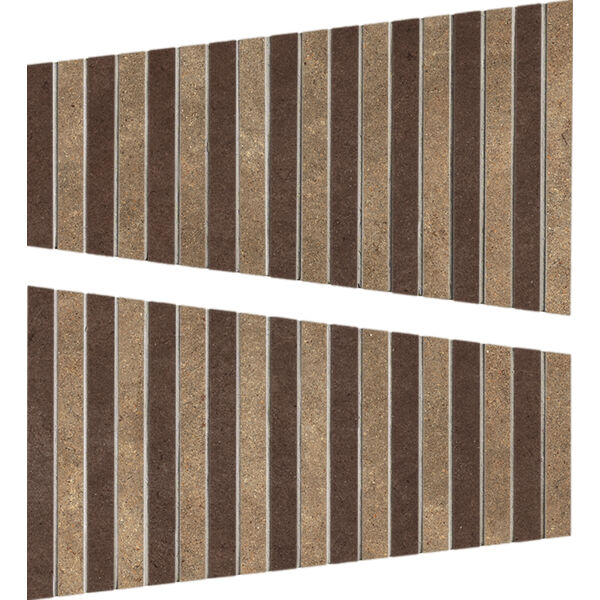 Marazzi Terratech Decoro Modulo Senape M8L6 20x34 - płytka dekoracyjna matowa betonopodobna