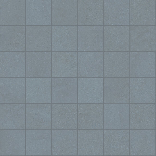 Marazzi Cementum Indigo Mosaico 5x5 MA98 30x30 - szara mozaika betonopodobna do łazienki i kuchni