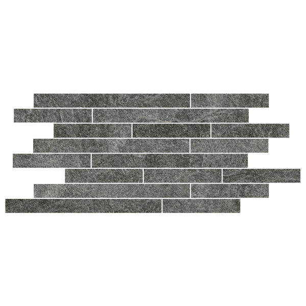 Marazzi Rocking Anthracite Mosaico M1HU 22.5x55 - szara mozaika imitująca kamień