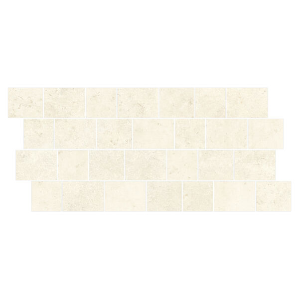 Marazzi Uniche Ostuni Mosaico Spaccatella STR Maqz 28.4x59.4 - włoska mozaika gresowa na zewnątrz