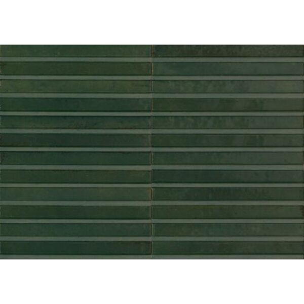 zdjęcie marazzi lume rake green struttura 3d lux mp9l gres 6x24 