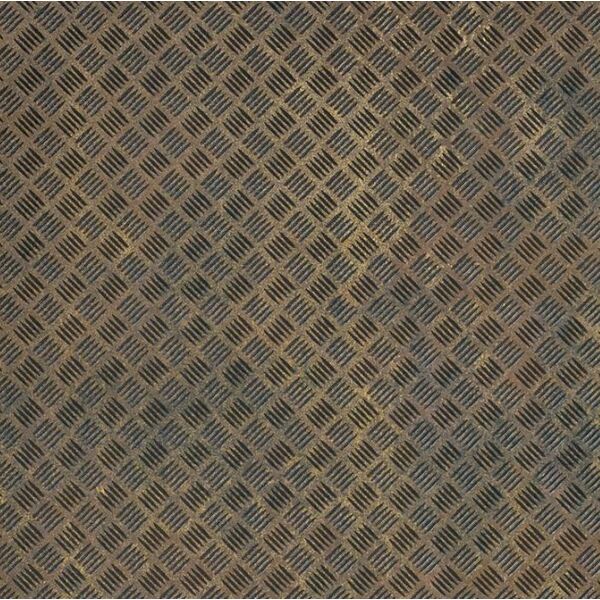 Marmara Metalic Silver Decor 59.7x59.7 - płytka dekoracyjna matowa do salonu z efektem metalu