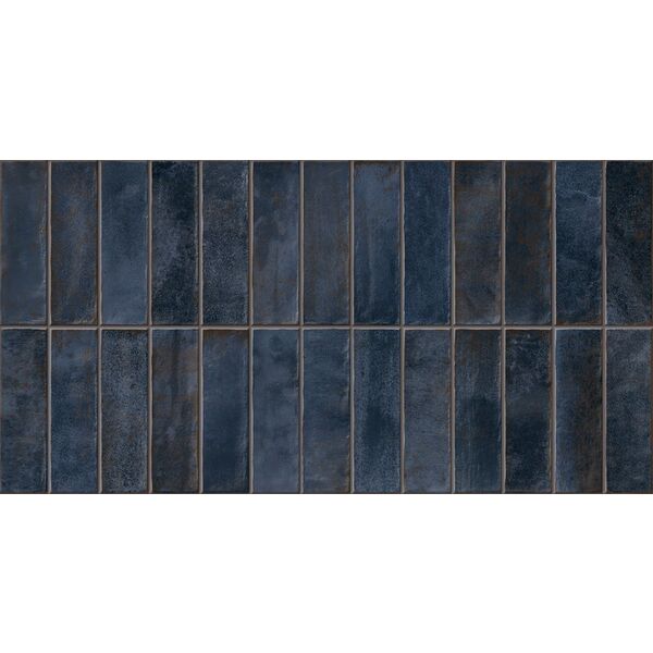 Mykonos Easy Limit Blue mat (PRC) gres 32x62.5 - matowy gres do kuchni i łazienki