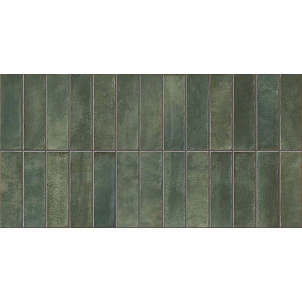 Mykonos Easy Limit Green mat (PRC) gres 32x62.5 - matowy gres kuchenny i łazienkowy
