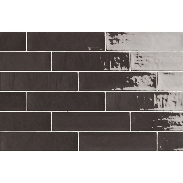 zdjęcie natucer zellige black płytka ścienna 6.2x25 