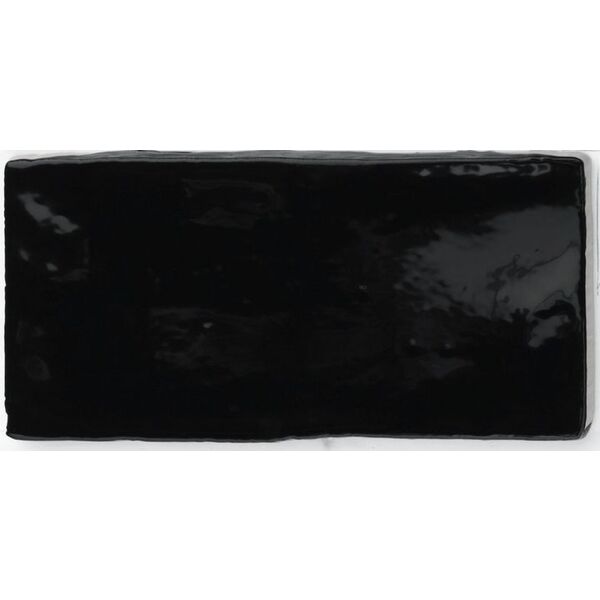 natucer cotswold nero glossy płytka ścienna 7.5x15 