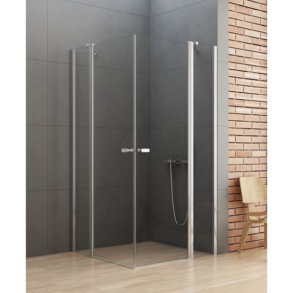 new trendy new soleo kabina kwadratowa dwudrzwiowa. szkło czyste 6mm 100x100x195 (k-0410) 