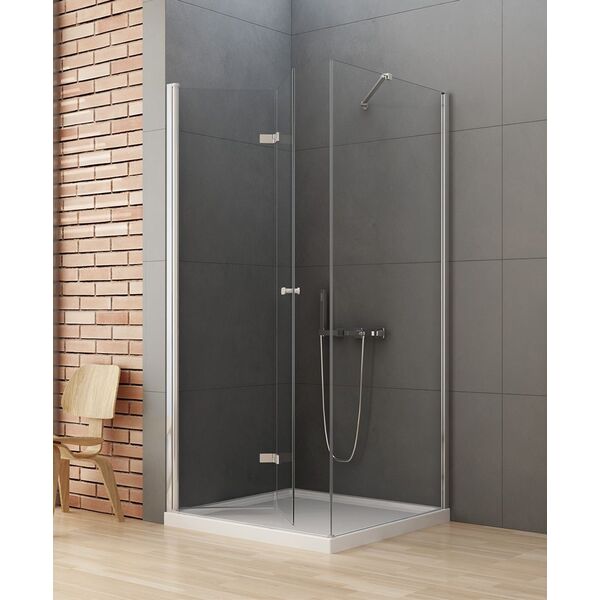new trendy new soleo kabina prostokątna lewa. szkło czyste 6mm 70x80x195 (d-0147a/d-0087b) 