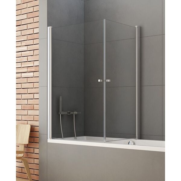 new trendy new soleo parawan nawannowy. szkło czyste 6mm 90x70x140 (p-0025/p-0024) 