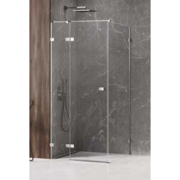 new trendy avexa kabina prostokątna drzwi lewe. szkło czyste 6mm 90x100x200 (exk-1473) 
