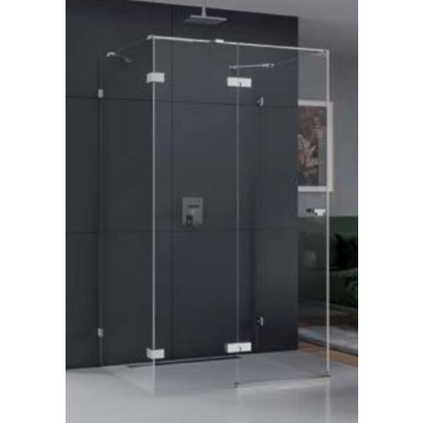 new trendy eventa kabina przyścienna. drzwi prawe. szkło czyste 8 mm 80x90x200 (exk-0173) 