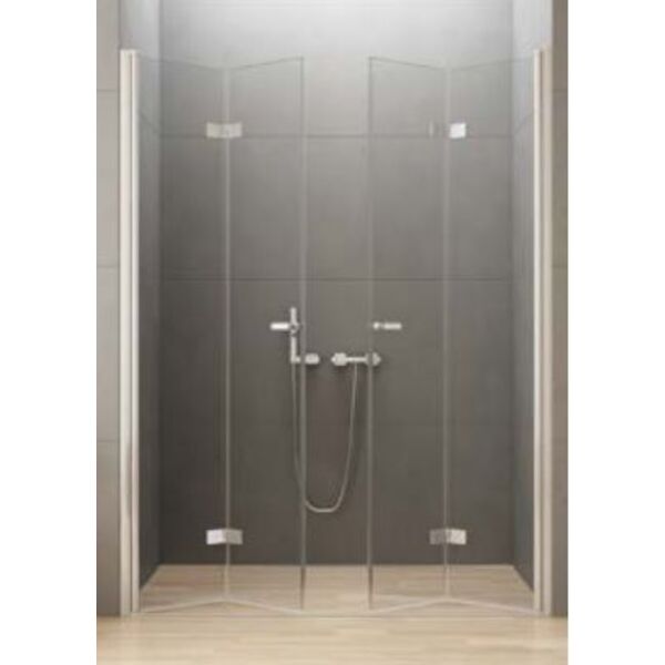 zdjęcie New Trendy New Soleo Drzwi Wnękowe Składane Podwójnie. Szkło Czyste 6MM 170x195 (D-0260A)