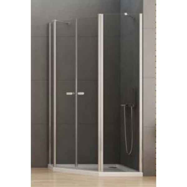 zdjęcie new trendy new soleo kabina pięciokątna asymetryczna. szkło czyste 6mm 100x80x195 (k-0611)