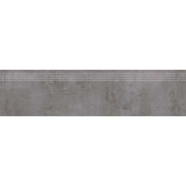 zdjęcie nowa gala avenida av 13 ciemnoszara stopnica lappato frezowana 29.7x119.7x.85