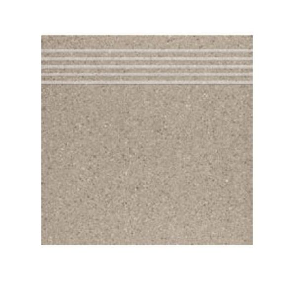 zdjęcie nowa gala quarzite qz 13 ciemny szary stopnica frezowana 30x30