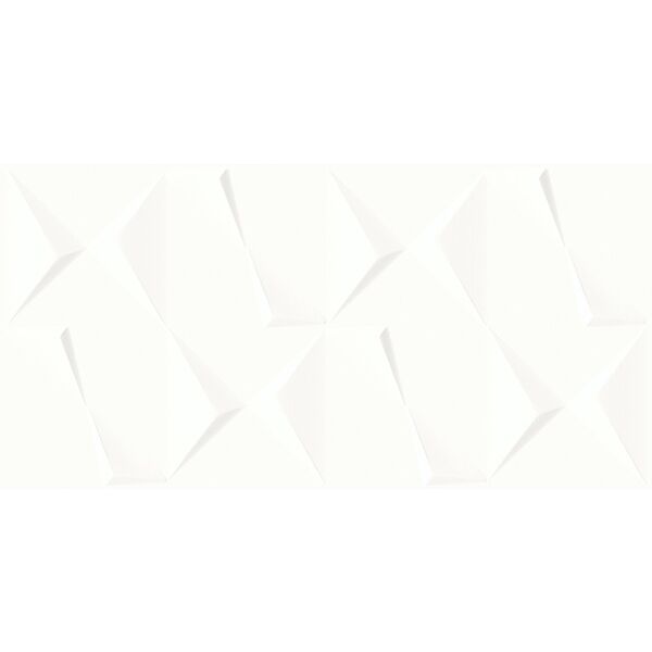 zdjęcie opoczno velez white satin structure płytka ścienna 29.8x59.8 