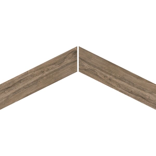 zdjęcie pamesa ceramica rovere chevron brown gres 8x40