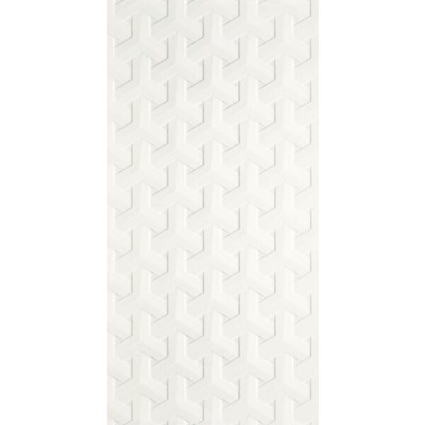 zdjęcie paradyż harmony bianco a struktura płytka ścienna 30x60