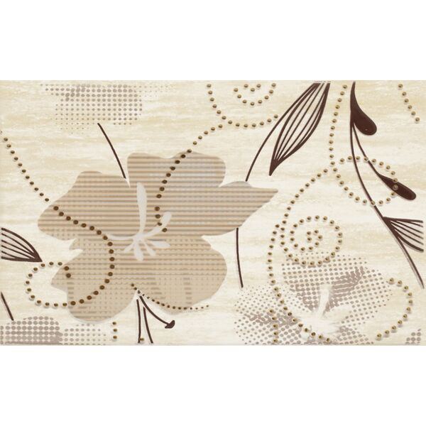 paradyż doppia beige b dekor 25x40 płytki paradyż (classica) glazura do łazienki