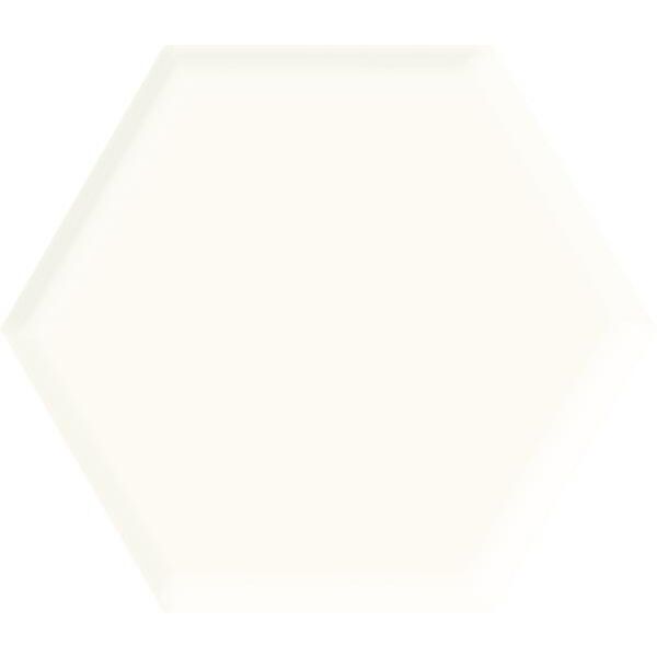 zdjęcie paradyż heksagon white uniwersalny struktura 17.1x19.8 