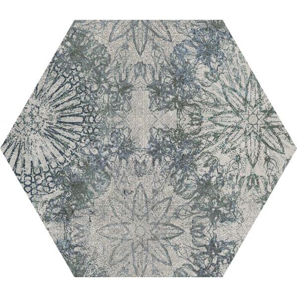 zdjęcie paradyż sweet grey heksagon struktura płytka ścienna 17.1x19.8