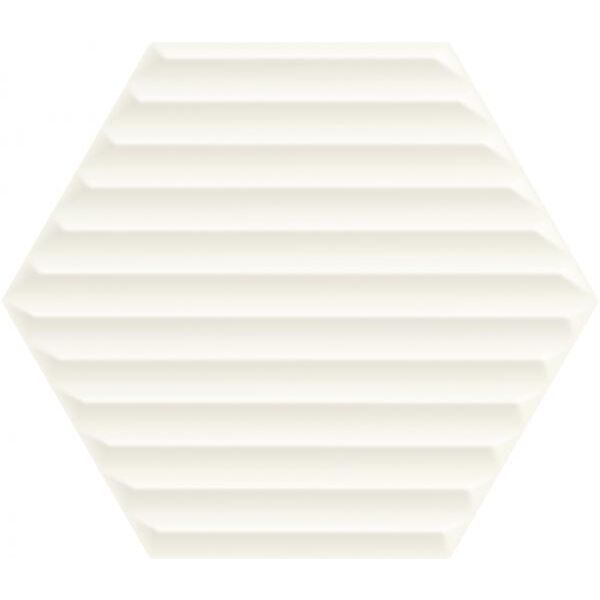 zdjęcie paradyż woodskin bianco heksagon b str płytka ścienna 17.1x19.8 