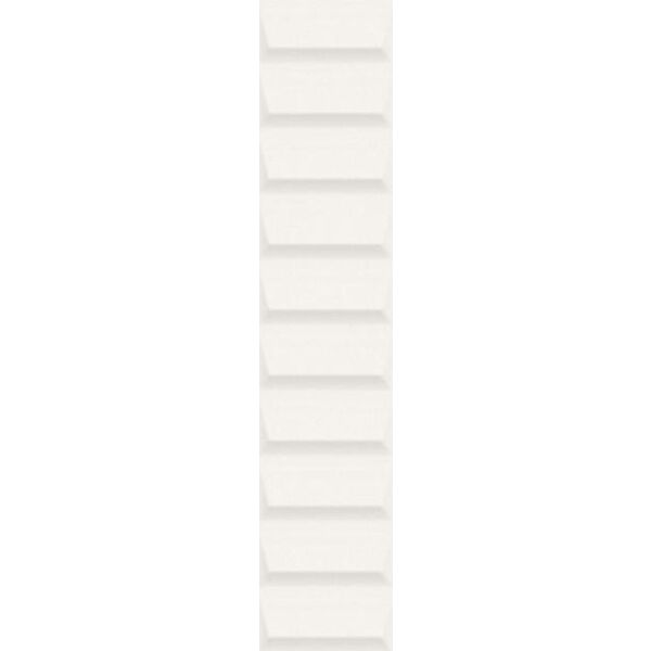 paradyż duo tonne white cegiełka struktura e mat 6.5x29.8 