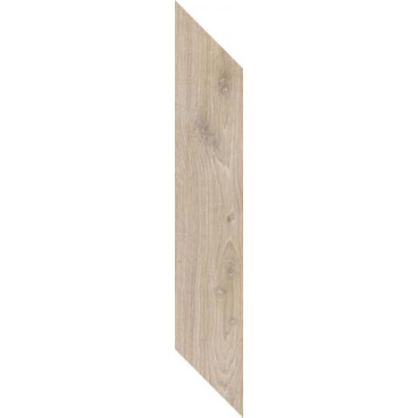 paradyż heartwood latte chevron lewy dekor 9.8x59.8 