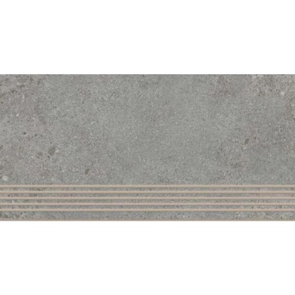 zdjęcie paradyż authority grey mat stopnica prosta nacinana 29.8x59.8