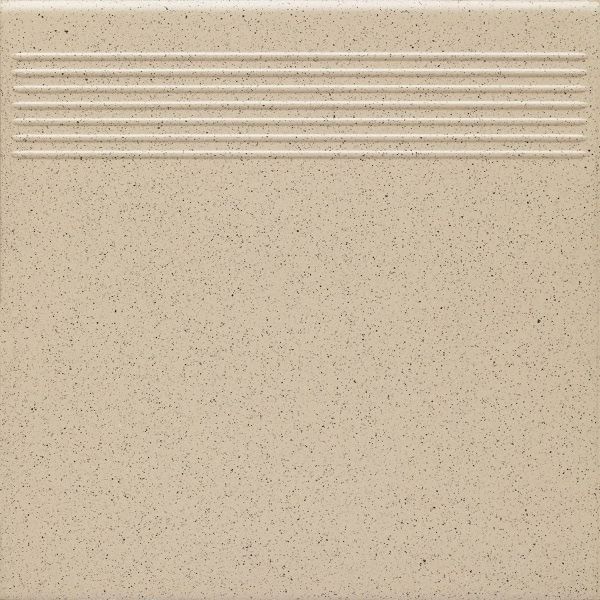 paradyż bazo beige stopnica sól-pieprz mat 30x30 