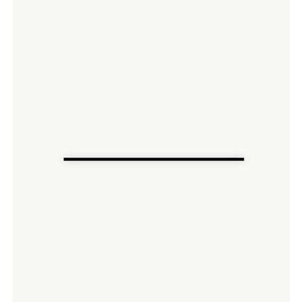 zdjęcie paradyż uniwersalna listwa szklana black 2.3x119.8 