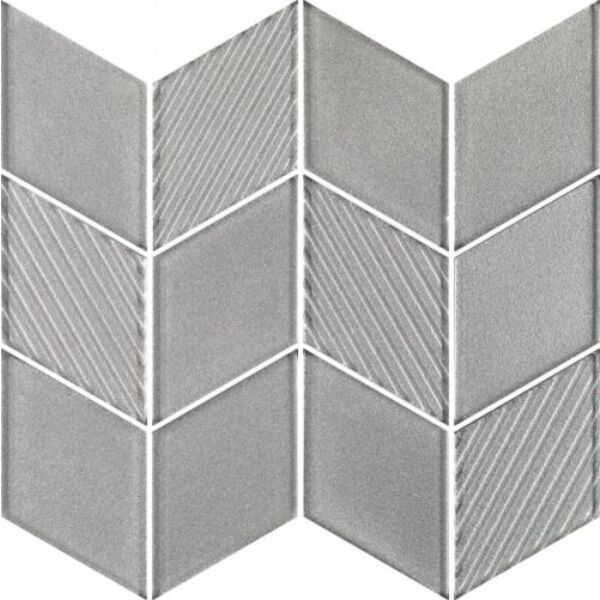zdjęcie paradyż uniwersalna mozaika szklana silver romb 20.5x23.8 